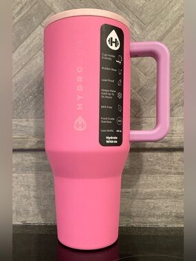 HydroJug Pink Sugar Traveler Tumbler 40oz